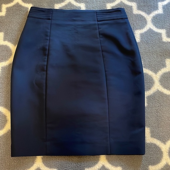 H&M navy blue pencil skirt - Picture 2 of 6